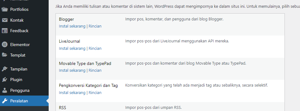 tools import wordpress