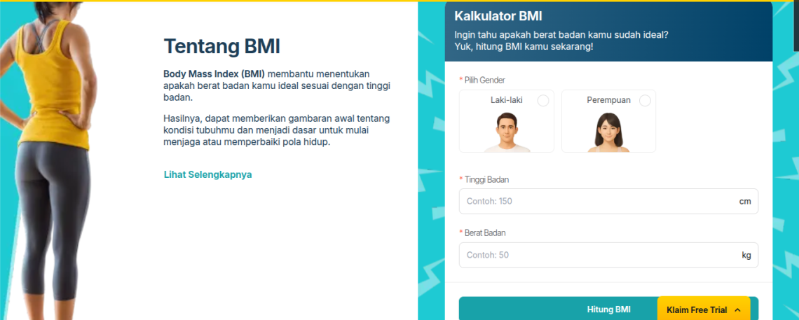 kalkulator bmi online